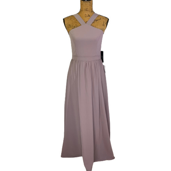 LULUS Taupe Air‎ of Romance Maxi Dress - NWT - Picture 2 of 16